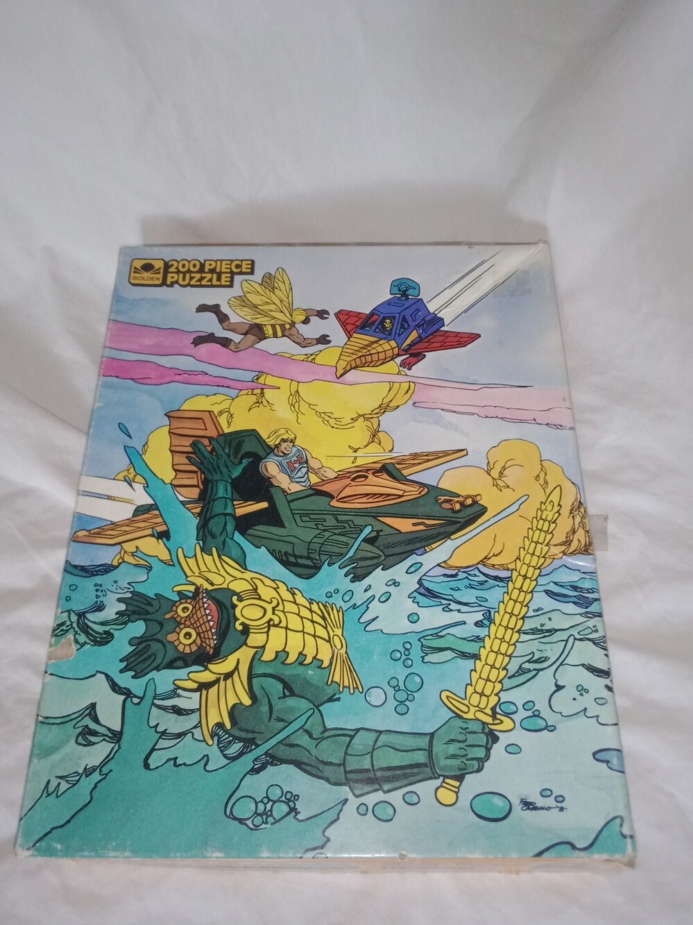 Vintage 1985 HeMan Masters Of The Universe 200 Piece Puzzle 18 1/8" by 14"